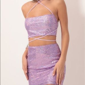 Lucy in the Sky Sequin Two Piece 💜